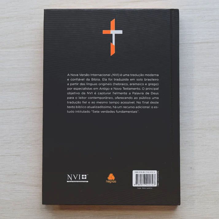 Bíblia Sagrada Neon Laranja | NVI | Capa Dura