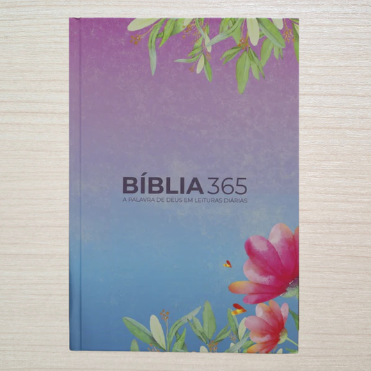 Bíblia 365 Jardim Florido | NAA | Letra Grande | Capa Dura