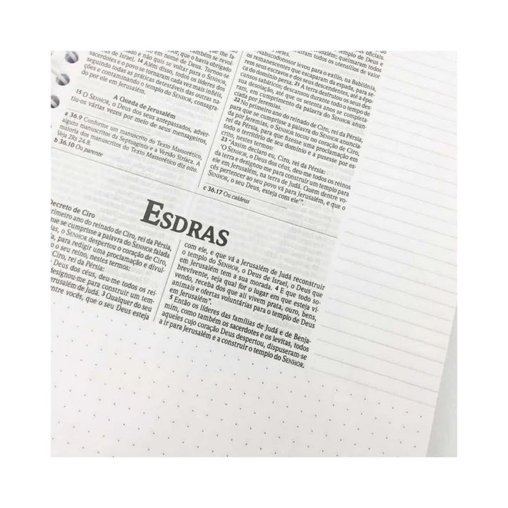 Bíblia Sagrada NVI Anote Espiral Magnólia | Letra Normal | Capa Dura