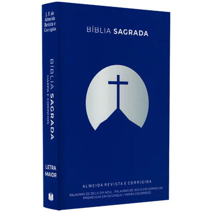 Bíblia ARC | Letra Grande com Harpa e Cânticos | Capa Flexível