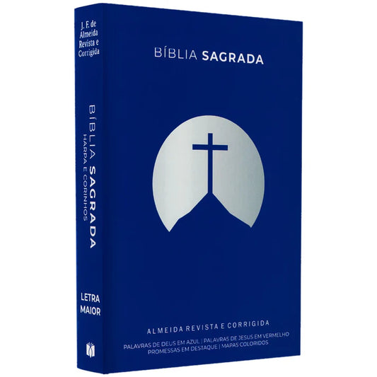 Bíblia ARC | Letra Grande com Harpa e Cânticos | Capa Flexível