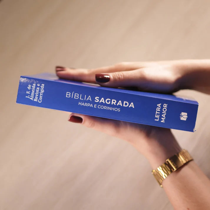 Bíblia ARC | Letra Grande com Harpa e Cânticos | Capa Flexível