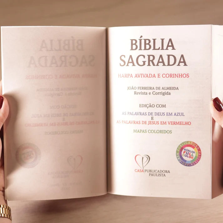 Bíblia ARC | Letra Grande com Harpa e Cânticos | Capa Flexível