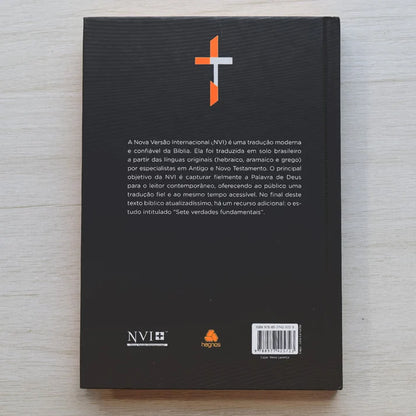 Bíblia Sagrada Neon Laranja | NVI | Capa Dura