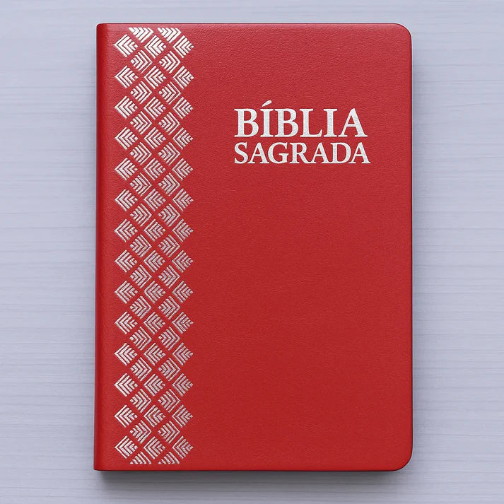 Bíblia Sagrada ARC | Letra Normal | Capa Semi-Luxo Vermelha