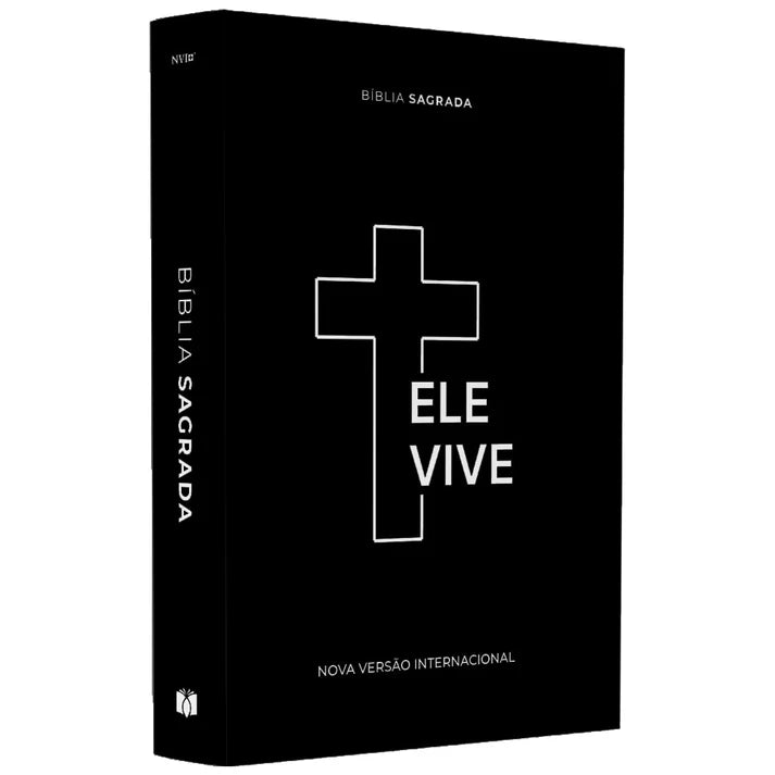 Bíblia Sagrada NVI Ele Vive | Letra Maior | Capa Dura Ilustrada