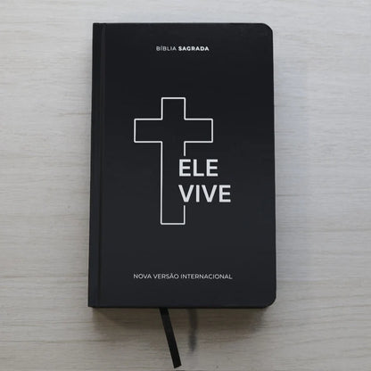 Bíblia Sagrada NVI Ele Vive | Letra Maior | Capa Dura Ilustrada
