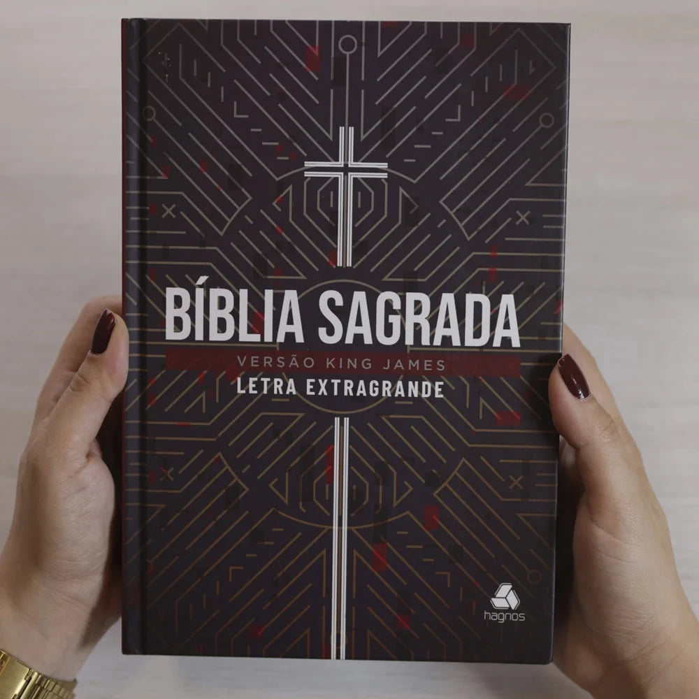 Bíblia Sagrada King James Clássica (KJC) Letra Extra Grande | Capa Dura Verdade