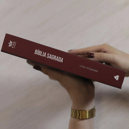 Bíblia Sagrada King James Clássica (KJC) Letra Extra Grande | Capa Dura Verdade