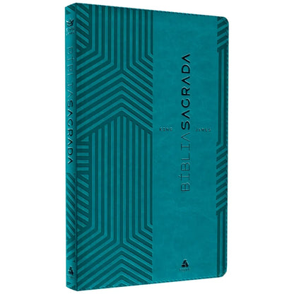 Bíblia Sagrada King James Clássica (KJC) Ultrafina Slim | Capa Luxo Turquesa