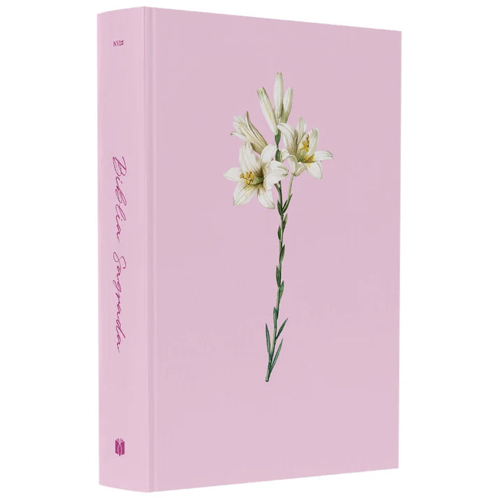 Bíblia Sagrada NVI Lírios | Letra Maior | Capa Dura Rosa