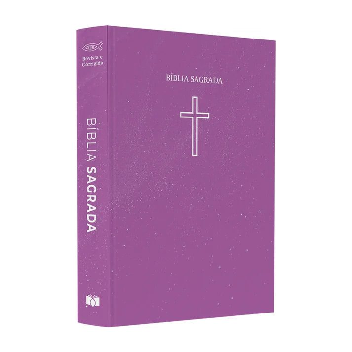 Bíblia Sagrada ARC Salvos Pela Graça | Capa Brochura Rosa