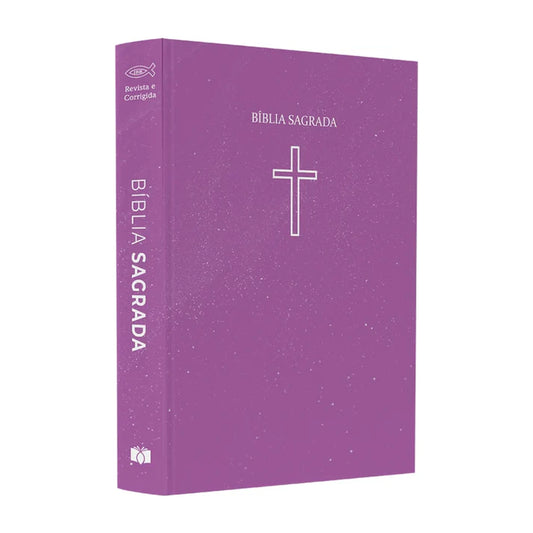 Bíblia Sagrada ARC Salvos Pela Graça | Capa Brochura Rosa