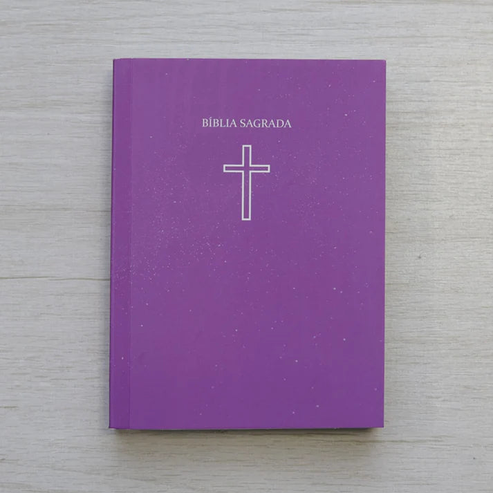 Bíblia Sagrada ARC Salvos Pela Graça | Capa Brochura Rosa