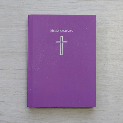 Bíblia Sagrada ARC Salvos Pela Graça | Capa Brochura Rosa