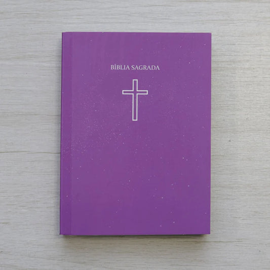 Bíblia Sagrada ARC Salvos Pela Graça | Capa Brochura Rosa