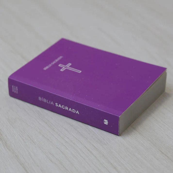 Bíblia Sagrada ARC Salvos Pela Graça | Capa Brochura Rosa
