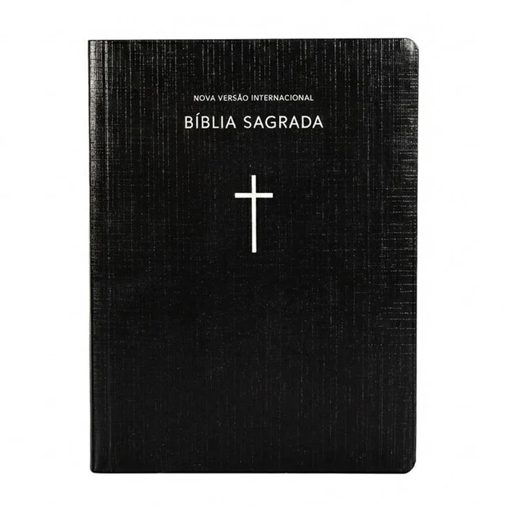 Bíblia Sagrada NVI | Capa Brochura Cruz Preta