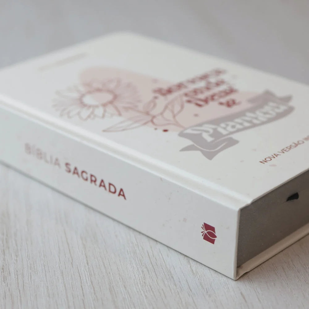 Bíblia Sagrada NVI Floresça Letra Grande | Capa Dura Floral