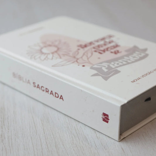 Bíblia Sagrada NVI Floresça Letra Grande | Capa Dura Floral