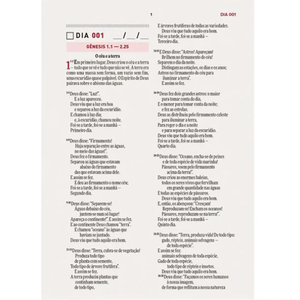 Bíblia Todo Dia com Espaço para Anotações | AM | Letra Normal | Capa dura Floral