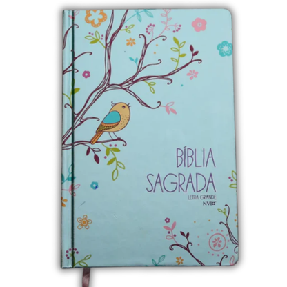 Bíblia Um Tempo Especial com Deus NVI | Letra Grande | Capa Dura Pássaros