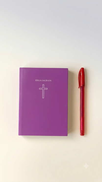 Bíblia Sagrada ARC Salvos Pela Graça | Capa Brochura Rosa