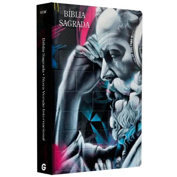 Bíblia no Banquinho NVI ilustrada arte moderna capa - Litera.pt