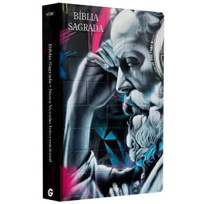 Bíblia no Banquinho NVI ilustrada arte moderna capa - Litera.pt