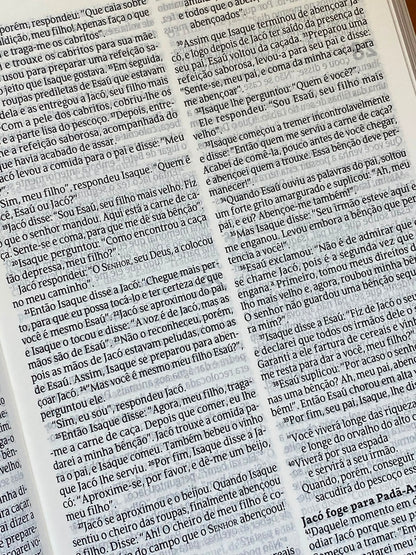 Bíblia NVT Slim  | Capa Couro Sintético Marrom - Letra Grande